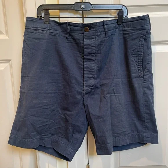 RRL Officer Short In Navy - Picture 3 of 8